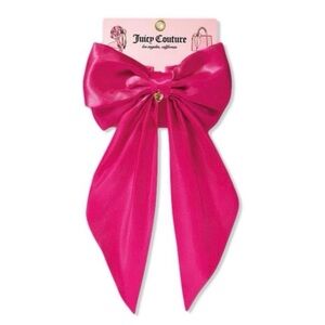 5 for 25⚡️Juicy Couture Large Pink Bow Hair Claw Clip